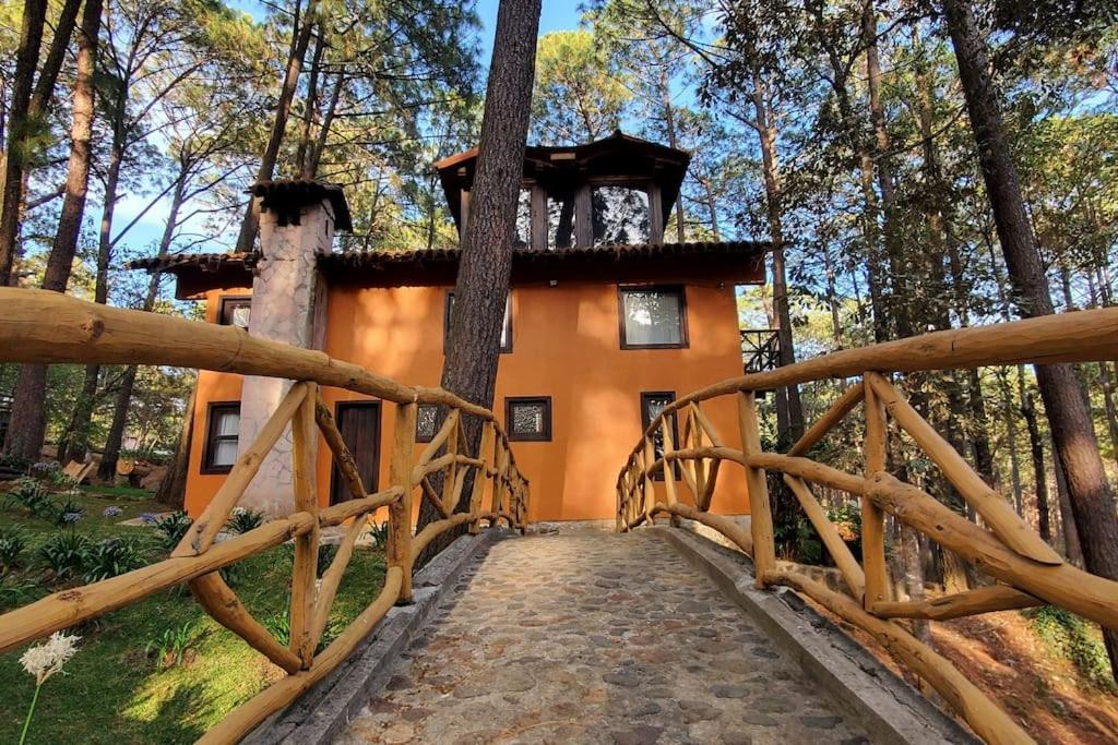 Cabana Rustica A 1Km De Cascada Mazamitla Kültér fotó
